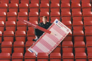 One Mid Adult Man Only Prints: Athlete Steve Cram Steve Cram unveiled the slips for the new midweek