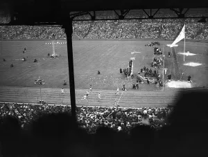 00015 Prints: Athletics during the London Olympics Games 1948 At Wembley London