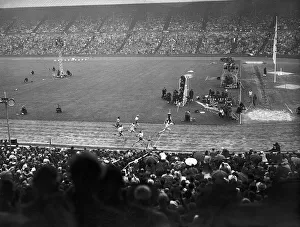 00015 Prints: Athletics during the London Olympics Games 1948 At Wembley London