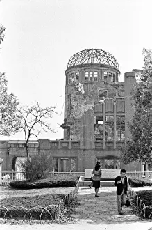 Pacific War Prints: Atomic Bomb Dome formerly known as Prefectural Industrial Exhibition Hall