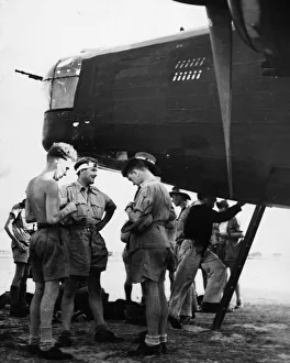 Pilots Prints: In two attacks Allied heavy and medium bombers recently destroyed