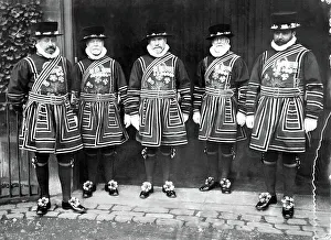 In attendance at ceremony held by King Edward VIII Yeoman of the guard