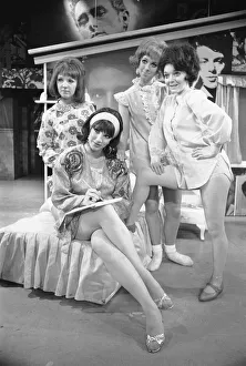 Attractive quartet from the cast of Grease left to right Colette Kelly, Hilary Labow