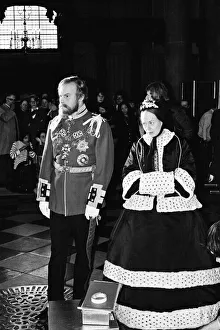 ATV filming a scene of their television production Edward the Seventh at St Paul
