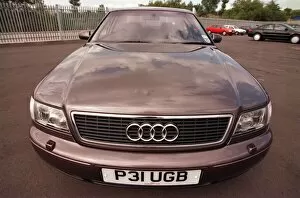 Images Dated 18th August 1997: AUDI A8 CAR EXTERIOR AUGUST 1997