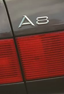 Badges Collection: AUDI A8 CAR EXTERIOR AUGUST 1997 CLOSE UP OF LOGO