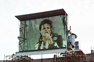 Audience at Roundhay Park Leeds watch Michael Jackson in concert. 29th July 1988