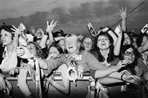 Audience scenes of hysteria at The David Cassidy in concert at White City Stadium