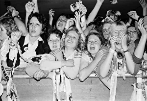 01061 Prints: Audience scenes of hysteria at The David Cassidy in concert at White City Stadium