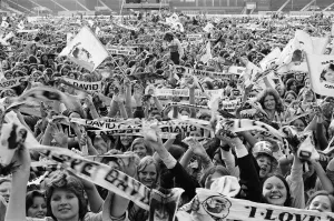 Audience scenes of hysteria at The David Cassidy in concert at White City Stadium