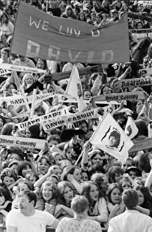 01061 Prints: Audience scenes of hysteria at The David Cassidy in concert at White City Stadium