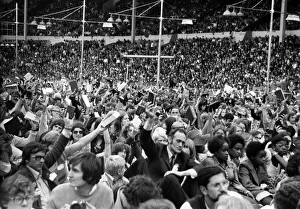 The audience at the Spree 73, a major Christian festival at Wembley Arena, London