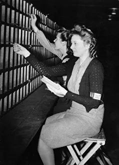 Post Office Prints: Audrey Hall, aged 16, and Edna Laurence, aged 15, both from the L. C. C