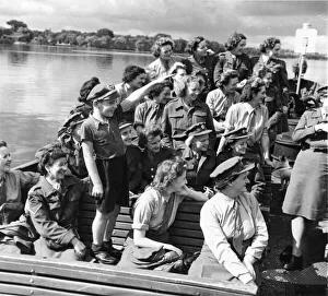 August 1945. Peacetime for Europe. Picture shows the Berlin
