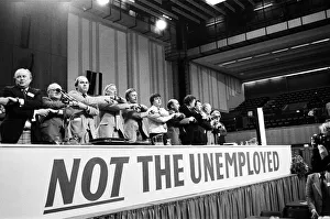 Holding Hands Prints: Auld Lang Syne'is sung at the final day of the Trades Union Congress