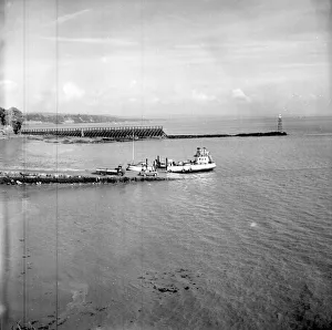 Aust ferry, loading at Beachley 1950s Aust Ferry or Beachley Ferry was a ferry