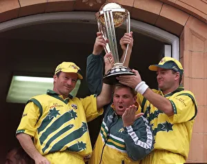 00273 Prints: Australia V Pakistan Cricket World Cup at Final Lords Mark Waugh Capt
