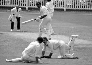 Images Dated 22nd June 1975: Australia v West Indies World Cup Final 1975 Clive Lloyd on his Way to his century