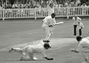 Images Dated 22nd June 1975: Australia v West Indies World Cup Final 1975 Clive Lloyd on his Way to his century