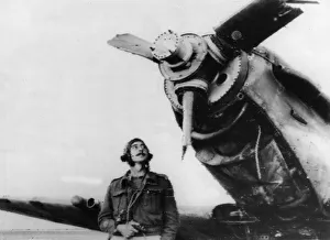 Pilot Prints: Australian airman Warrant Officer Holden of Melbourne, Victoria, Australia