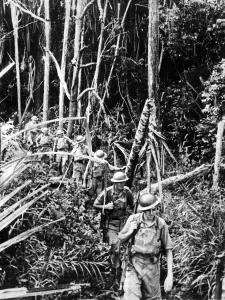 Australian Imperial Forces training for Malayan jungle warfare