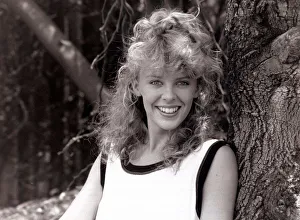 Australian pop singer and actress Kylie Minogue in her role as Charlene in the Australian