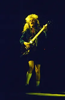 01059 Prints: Australian rock group AC / DC performing on stage at Wembley Arena during their
