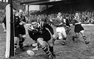 Australian Rugby League tour of England Salford v Australia Burke