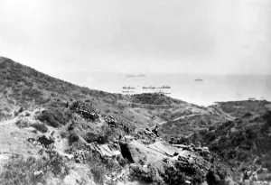 Core18 Prints: Australian troops landing during the Dardanelles Operation 1915 World War 1914