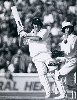 00274 Prints: Australias Ian Chappell in action against England August 1976 ***