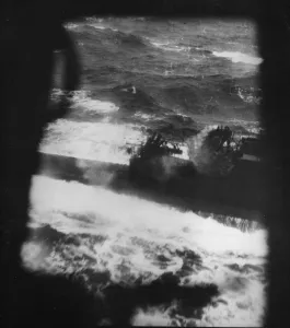 Avenger, Wildcat and Swordfish aircraft from two British escort carriers