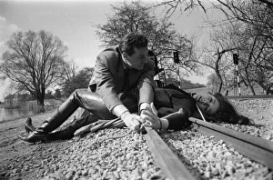 The Avengers television programme 1965 Diana Rigg Patrick MacNee