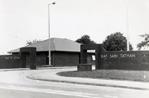 Air Force Prints: Aviation - RAF St Athan - The entrance to the airbase - 26th August 1993