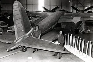 Aviation - RAF St Athan - Sgt Paul Burgess (left) and Cpl Martin Simmonds with the De