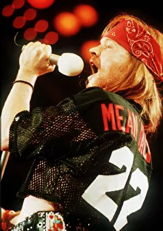Axl Rose of Guns N Roses on stage at the The Freddie Mercury Tribute Concert for AIDS