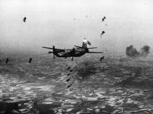 Usaf Prints: A B-26 Marauder of the ninth US Air Force, one of a formidable force which struck