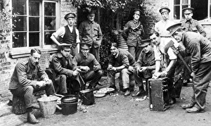 B Squadron of the South Yorkshire Regiment seen here during preparations for Sunday