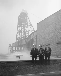 Miners Prints: Babington Colliery in Cinderhill Nottingham 24th February 1950