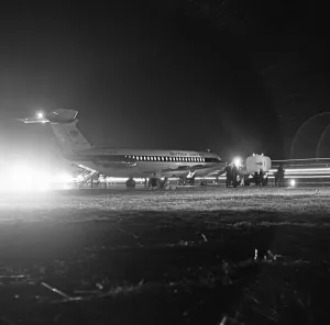01220 Prints: A BAC 1-11 of British United Airline seen here on the apron at Gatwick being fuelled up