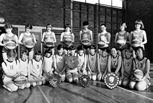 Basketball Prints: On the ball youngsters from Sacred Heart RC Secondary School in Redcar are hoping for a