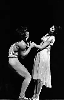 Ballet dancers Rudolf Nureyev and Margot Fonteyn seen here at the press photo call for