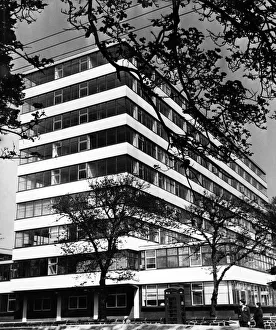 Balliol House at the junction of Stanley Road and Balliol Road - a multi-storey block