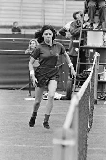 Court Prints: Balls Girls at Wimbledon Tennis for the first time on day one of Wimbledon 1977