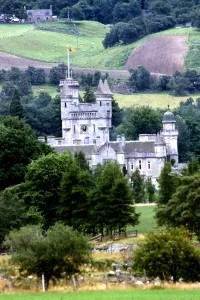 Balmoral Castle August 1986 the Scottish home of the British Royal family