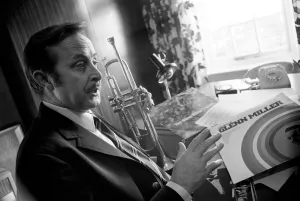 00032 Prints: Band leader Syd Lawrence who is bringing back the Big Band of Glen Miller