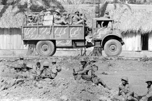 Bangladesh War of Independence 1971 Elements of the Indian army dig in along