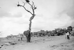 Bangladesh War of Independence 1971 The old town of Dacca showing a great flatten