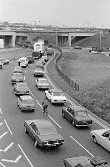 Images Dated 31st May 1976: Bank holiday traffic at Heathrow. 31st May 1976