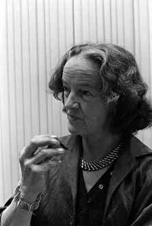 Exhibitions Prints: Barbara Hepworth Artist and Sculptor May 1962 at an exhibition of her sculptures