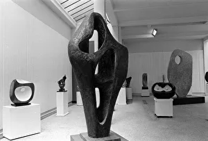 Sculpture Prints: Barbara Hepworth Artist and Sculpture - May 1962 an exhibition of her Sculptures